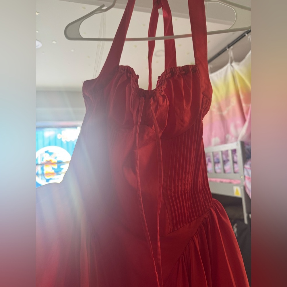 ADABELA $276 Small
ITALIAN TOMATO COTTON HALTER SUNDRESS $255 - Picture 9 of 10